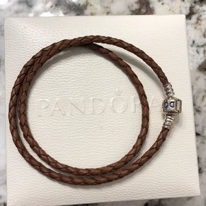 Pandora Leather Wrap Bracelet